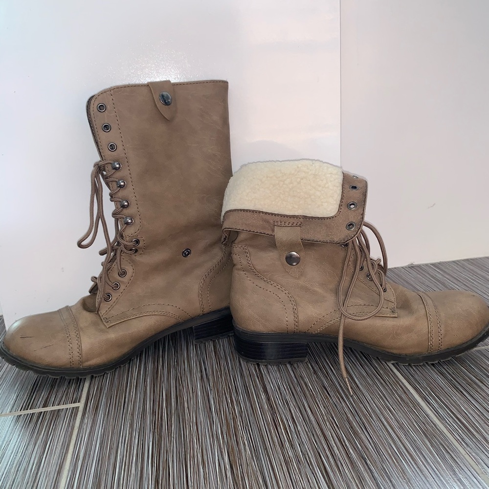 Tan Boots